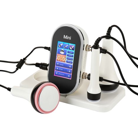 Aggiornamento: massaggiatore corpo 3 in 1, macchina a cavitazione 40K, macchina a radiofrequenza, apparecchiatura di bellezza, massaggiatore viso e corpo per dimagrimento e cura (1/5)