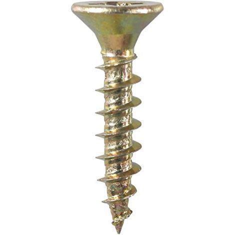 COGEX - VIS à AGGLOMéRé TêTE FRAISéE - ACIER BICHROMATé - 40 PIèCES - PZ2 - 4 X 20MM - VIS à BOIS - A UTILISER POUR LA PLUPART D
