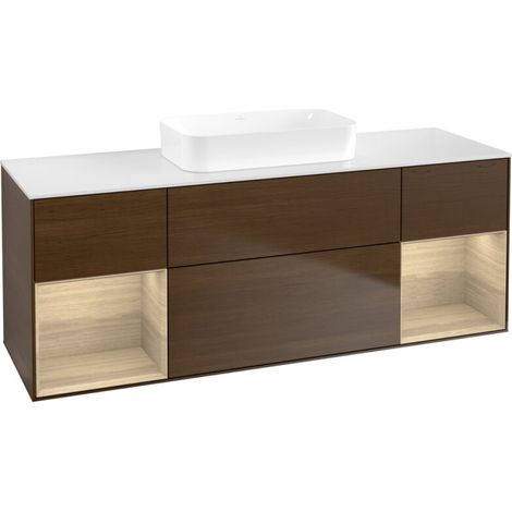 Villeroy & Boch F741PCGN Armoire sous-lavabo Finion F74 (1/2)