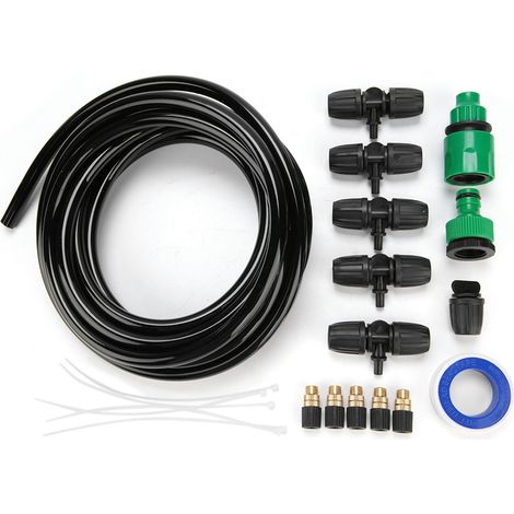 Kit Arrosage Goutte À Goutte - Buse Micro Cuivre Réglable - Système Irrigation Jardin Serre - Ensemble Complet (1/5)