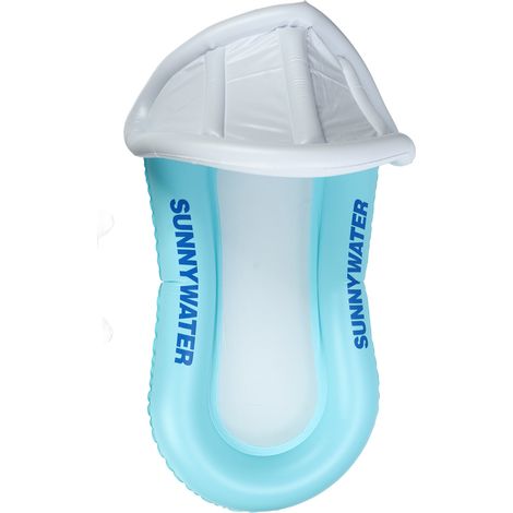 Bouée gonflable avec revêtement en PVC et nylon épais, matelas gonflable pour piscine, pour homme et femme (1/5)