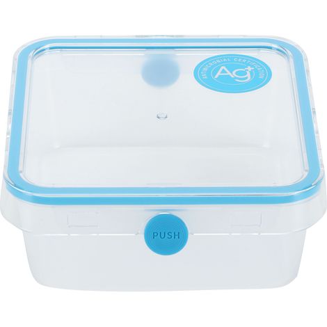Boîte de Rangement Alimentaire Transparente pour Réfrigérateur, Organisateur de Conservation Hermétique 1050ml