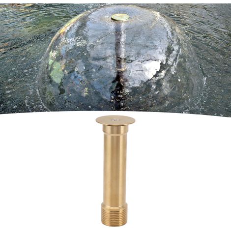 Buses de pulvérisation d'eau hémisphériques/en forme de champignon pour rocailles, étangs, parcs et jeux d'eau, créant des équipements de fontaine avec des buses de fontaine G3/4". (1/5)