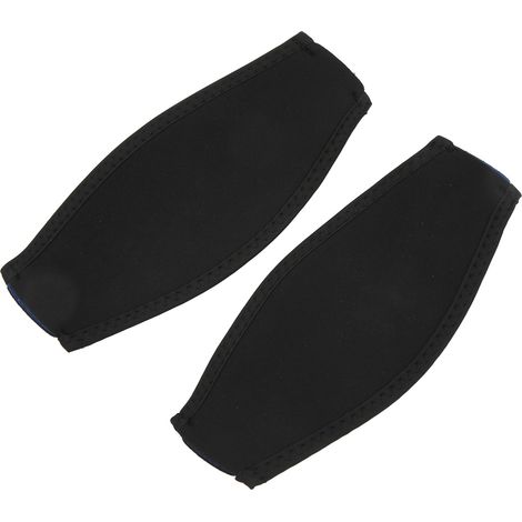 2 pièces Dragonne de Masque de Plongée en Néoprène Noir, Sangle de Sécurité Stabilisatrice pour Hommes et Femmes (1/5)