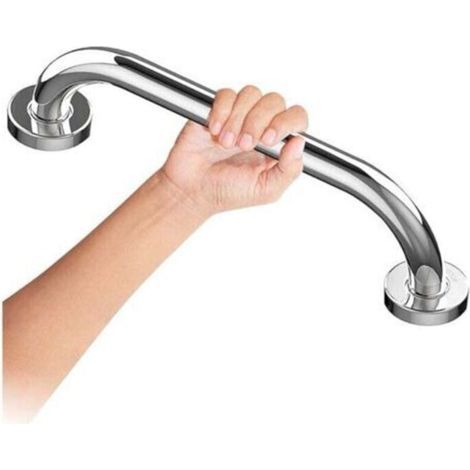 25cm-Barre d'appui WC Barre d'appui Inoxydable Chromé de Pour Salle de Bain, Poignée de Douche, Poignée de Bain, Barres d'appui Pour Salle de Bain (1/5)