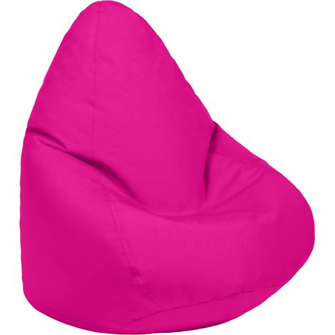 Loft 25 - Fauteuil de Gamer pouf pour Enfants, Pouf enfant intérieur et extérieur pour salon, fauteuil pouf pour enfants résistant à l'eau, chaise pouf de jeu d'intérieur - Cerise (Sac a Pouf) (1/5)