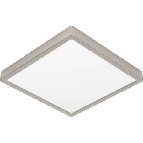 Eglo LED Deckenleuchte Fueva 6 nickel matt 29 x 29 cm warmweiß-kaltweiß