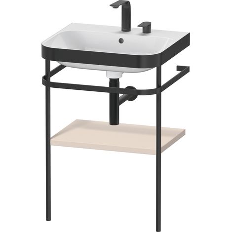 Duravit Happy D.2 Plus c-bonded Set avec console métallique,
