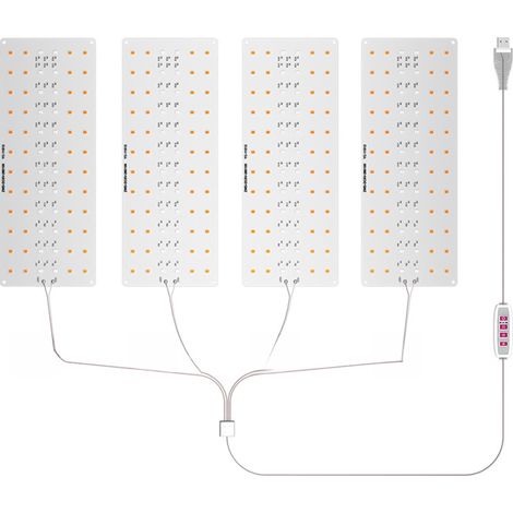 Luces LED de cultivo para interiores Quantum Board USB, luces hortícolas colgantes de 5 V