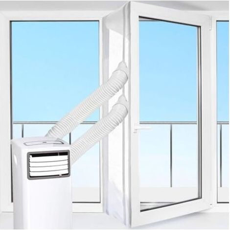 Kit Calfeutrage Climatiseur Mobile Porte Fenetre 400cm, Portable ac window vent kit (1/5)