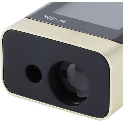 Télémètre laser portable infrarouge de 60 mètres avec mètre ruban numérique. (1/5)