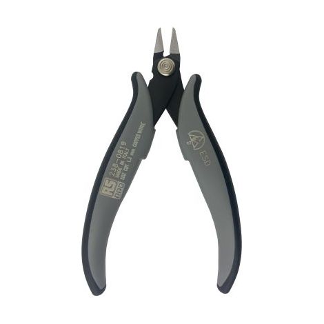 Pince coupante encastrée à angle inverse à tête moyenne RS PRO 138 mm, ESD ( Prix pour 1 )
