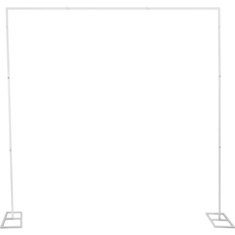 Leinwandträger, 2,4 m x 2,4 m, Material: Eisen, quadratische Form (1/2)