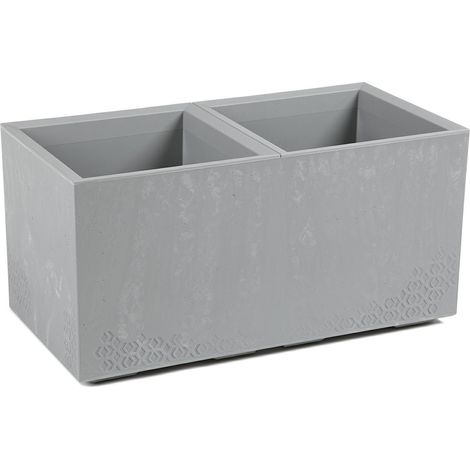 Maceta Betonique de hormigón gris reciclado (1/5)