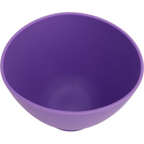 Bol mélangeur dentaire réutilisable, souple et polyvalent pour ciment - 11 x 11 x 7,5 cm - Violet (1/5)