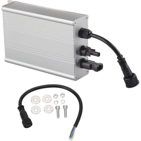 Micro-onduleur Solaire 600W AC230V MPPT, onduleur automatique à onde sinusoïdale pure, boîtier en alliage d'aluminium étanche pour injection réseau (1/5)