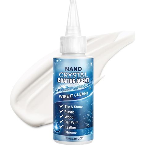 Nettoyant pour plan de travail en granit,Nettoyant Nanocristallin pour Pierre 100ml Revêtement Brillant pour Meubles,pour Plan de Travail, Cuisine, Salle de Bain, Carrelage (1/5)