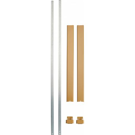 Thirard – Kit tringle plate 3m – Compatible Targa – Boîtier acier embouti – Pênes en acier Ø 16mm – Protection contre le crochetage