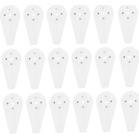 Lot de 40 crochets muraux invisibles sans joint pour cadres photo, portants à vêtements, miroirs (1/5)