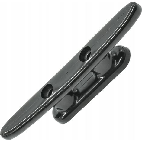 Taquet d'amarrage d'angle 100 mm pour yacht, bateau, PVC, noir (1/5)