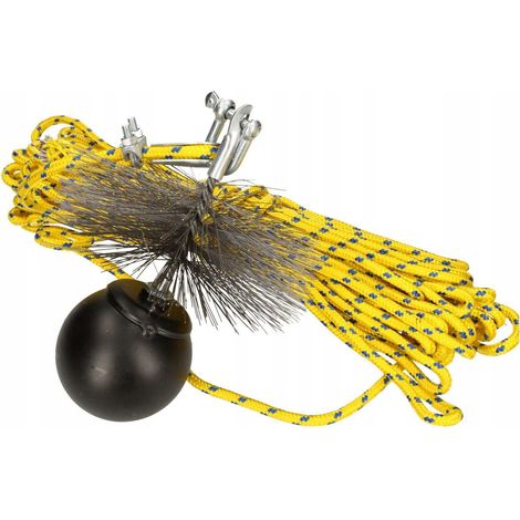Set di spazzacamino da 150 mm per la pulizia di camini da 1,5 m (1/5)