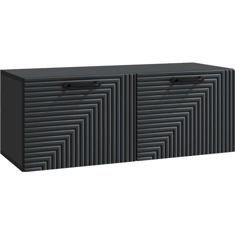 Mueble para TV de pared Negro 78,5 x 31 x 30 cm vidaXL