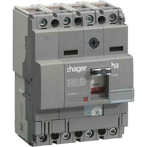 Disj.x160 4P 40kA 100A mag fix - APPAREILLAGE DE TETE HAGER HNA101M