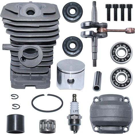 Kit jantes joint roulement vilebrequin cylindre piston 40mm pour tronçonneuse Husqvarna 136 137 141 142 Remplace 530069941