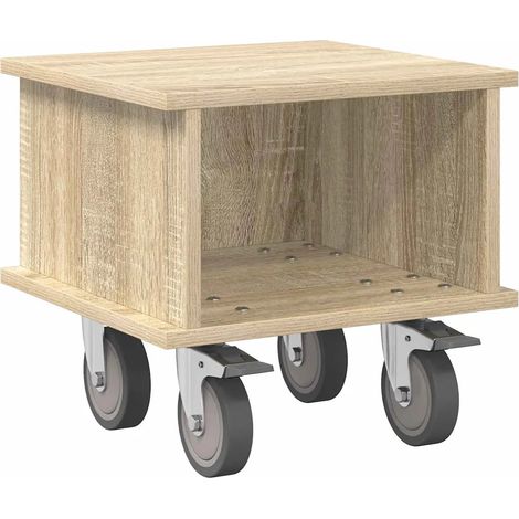 Mueble TV rectangular moderno de interior 37 x 35 x 35 cm diseño elegante en madera contrachapada roble sonoma 020054749 (1/5)