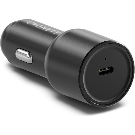 Cygnett CarPower Caricabatteria auto Nero Accendisigari Ricarica rapida