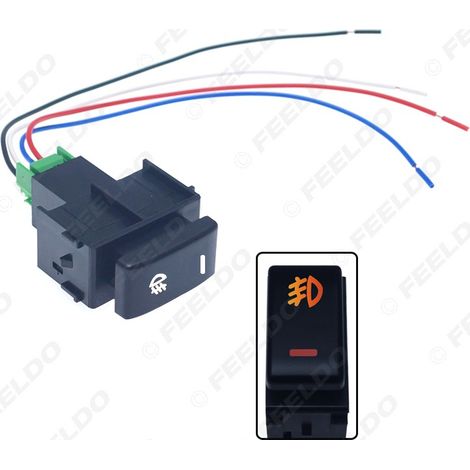 Compatible with older Nissan Qashqai/Tiida/Amella/Juke models: conversion switches for work lights and fog lights + 12V wiring harness (1/5)