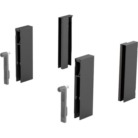 Hettich Schubk.-Designelementadapter, ArciTech, 9122979, mit Frontbefestigung, anthrazit (1/2)