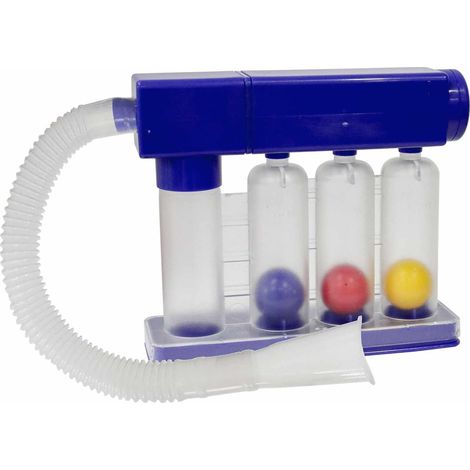 Entraîneur Respiratoire, Appareil Respiratoire, Lignosus Respiration,Breathing Trainer, Lung Trainer à 3 boules, Cardio pour Amélioration La Capacité Pulmonaire (1/5)