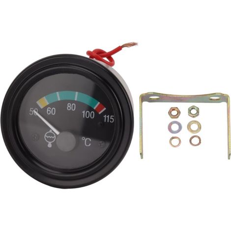 24V Water Temperature Gauge, Copper Material, Suitable for Various Generators and Internal Combustion Engines (1/5)