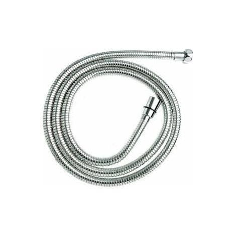 Croydex 1.5m-2m Stretchy Shower Hose Replacement Chrome (1/5)