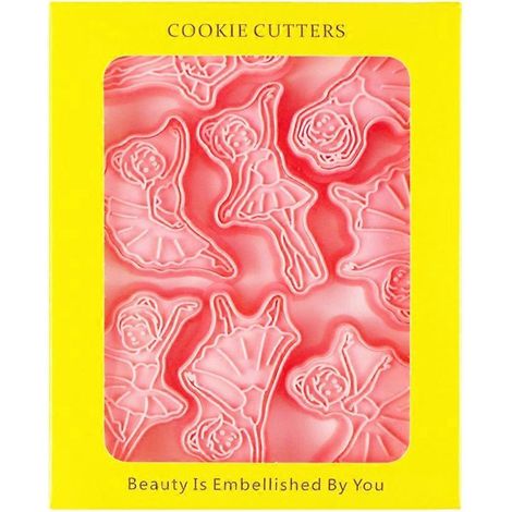 8 moules à biscuits, emporte-pièces pour biscuits, motifs de ballerines, moule à fondant (1/4)