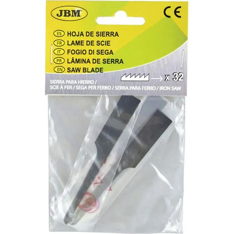 Lame per seghetto JBM iron 32 5 pezzi resistenti compatibili
