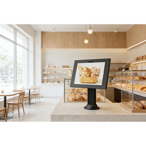 Soporte tablet neomounts ds15-632bl1 acero inclinable giratorio (1/3)