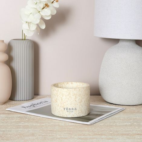 Bougie - HOME DECO FACTORY - Terra Nova - Parfumée - Élégante - Beige (1/3)