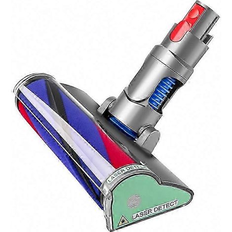 Weiche Walzenbürste für Akku-Staubsauger V7, V8, V10, V11 und V15 – Ersatzteil mit grüner Staublampe (1/5)