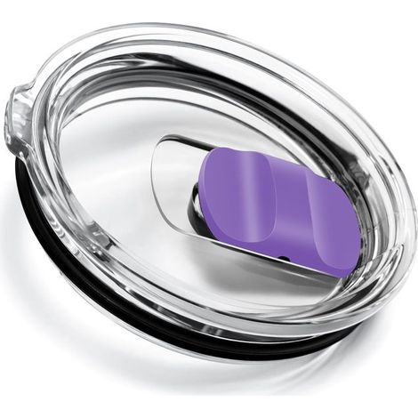 Couvercle de rechange pour thermos de 590 ml (1 pièce) pour gobelets à paille avec fermeture magnétique coulissante, étanche, sans BPA, idéal pour les voyages. (1/5)