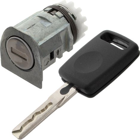 Inserto serratura porta anteriore sinistra con chiave per Audi A6 C6 04-08 (1/5)