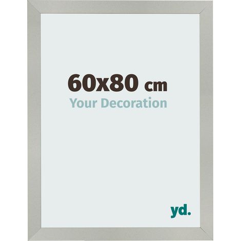 yd. - Cadre photo 60x80 - Argent Mat - MDF - Bologna (1/5)