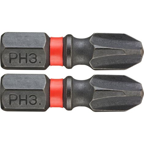 FACOM Schraubendrehereinsatz IMPACT-Bit PH3 25 mm, 2 Stk. (1/3)