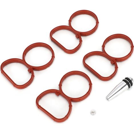 Jeu de bouchons d'obturation suppression volets d'admission pour moteur N47 2.0L BMW Série 1 E81 E87 E88 avec joints (1/3)