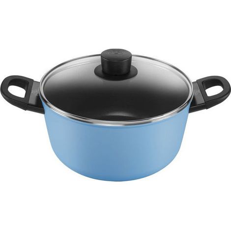 Casseruola 2 Manici Cm 24 Caprera Blu Ballarini