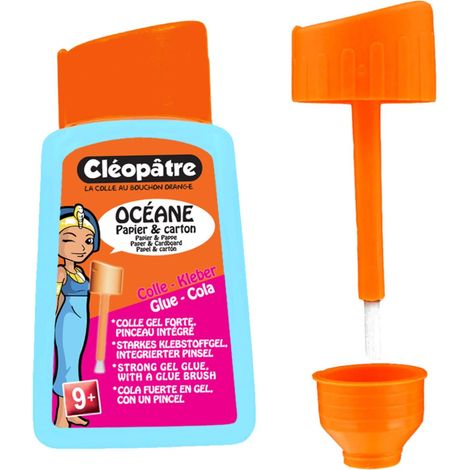 Flacon de Colle forte avec Bouchon pinceau 80 g (1/2)