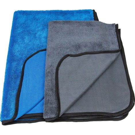 Panno in microfibra Nissy CAR-WASH pulizia asciugatura auto 50x70 grigio (1/3)