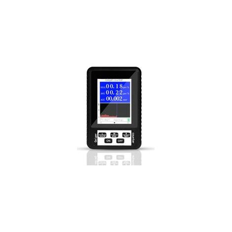 Compteur Geiger Détecteur de Rayonnement Nucléaire Détecteur de Radiations Dosimètre Radioactivité Moniteur de Rayonnement Détection Rayons Bêta Gamma X-Ray - avec écran LCD (1/4)