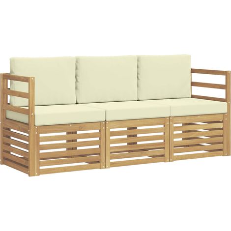 Juegos de sofás Madera de Acacia Sólida vidaXL